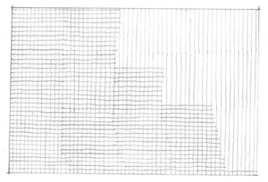 08.線で格子を描く（かけ網）