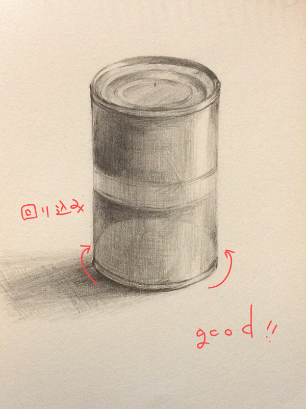 投稿217:缶詰のデッサン