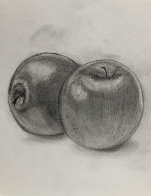 りんごのデッサン